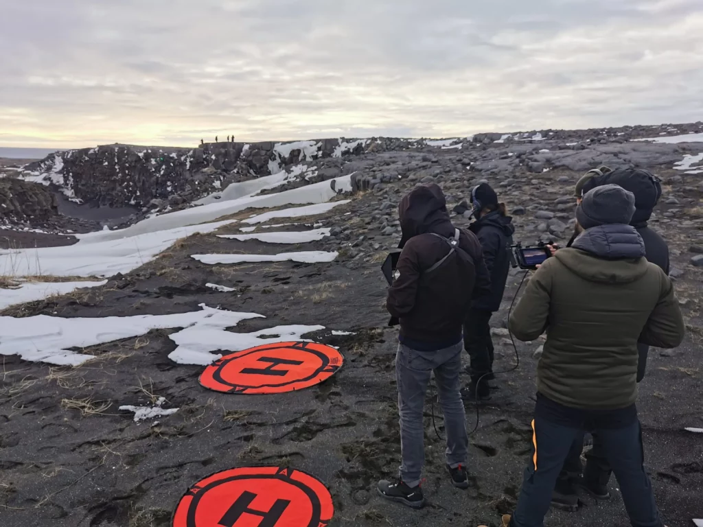 Télépilotes de dos